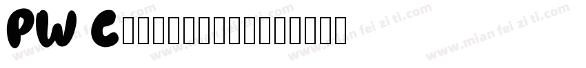 PW Cinderblox字体转换